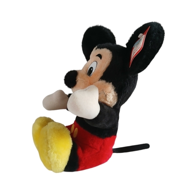 Vintage Mickey Mouse Plush Walt Disney World Disneyland Toy New Tags - Picture 2 of 13